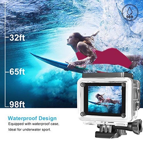 دوربین UltraHD Sport با کیفیت 4k (دارای دو LCD)